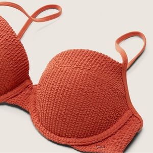 Victoria’s Secret Pink Crinkle Push up Swim Top
